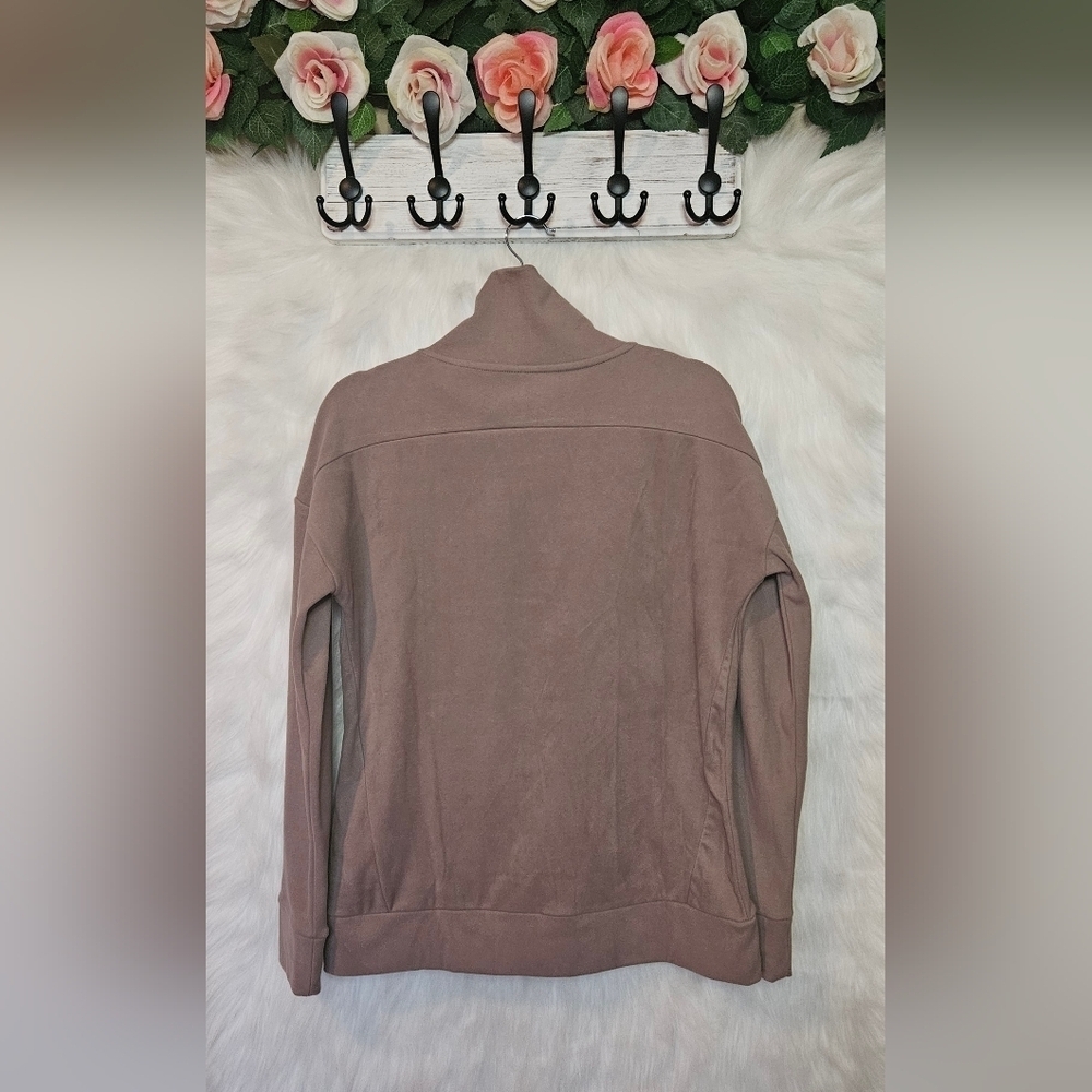 Mondetta Classic Ultra Soft Cowl Neck Zip Sweater (NWOT) - Picture 3 of 7